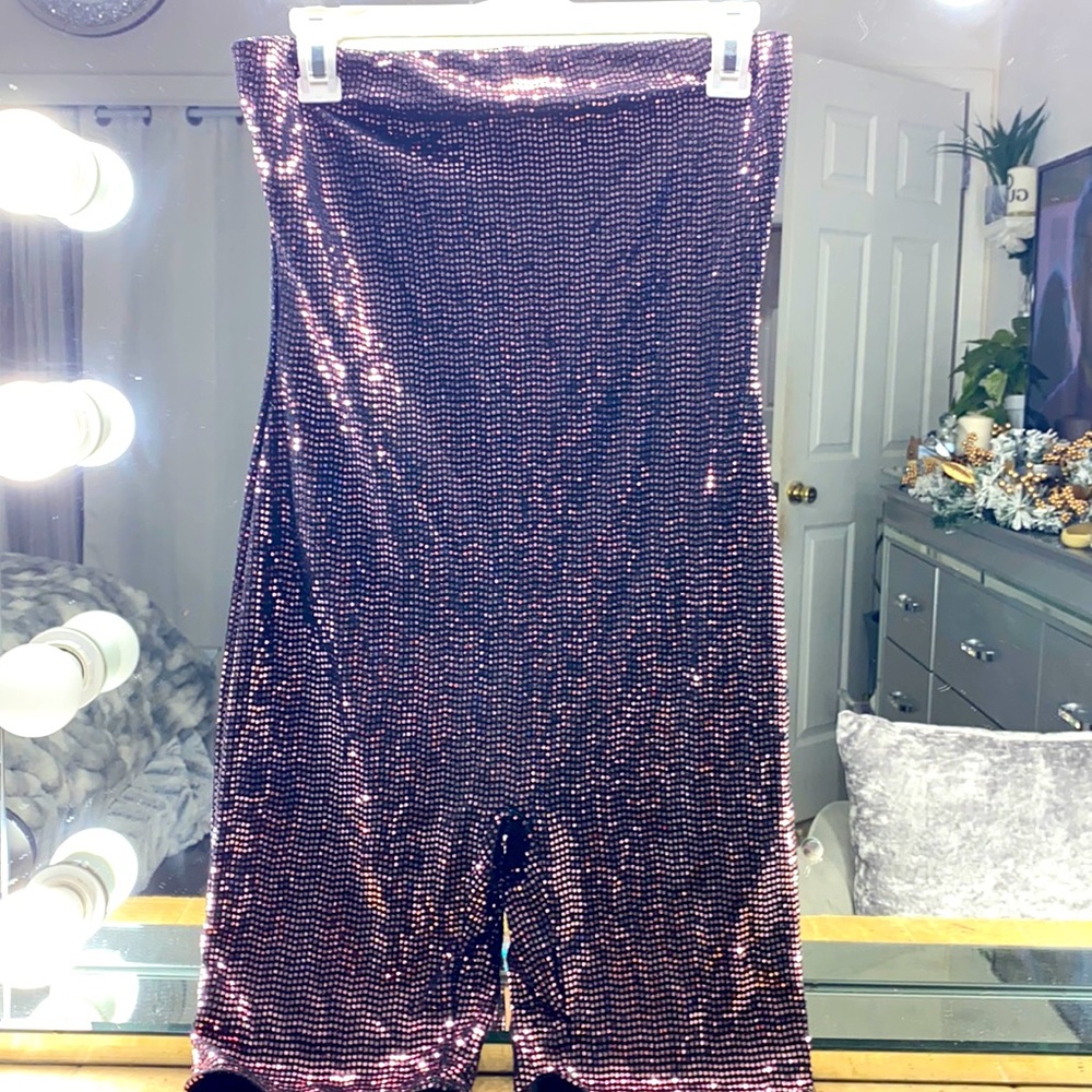 Shiny, sequin romper